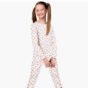Rocky Thermal Underwear for Kids, Girls Top and Bottom Set, Long Johns- XXS